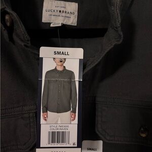 Lucky Brand Men's Gray Shirt Jacket